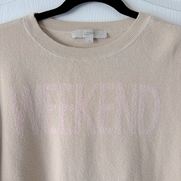 Loft Weekend Sweater Sz Large - Picture 4 of 7